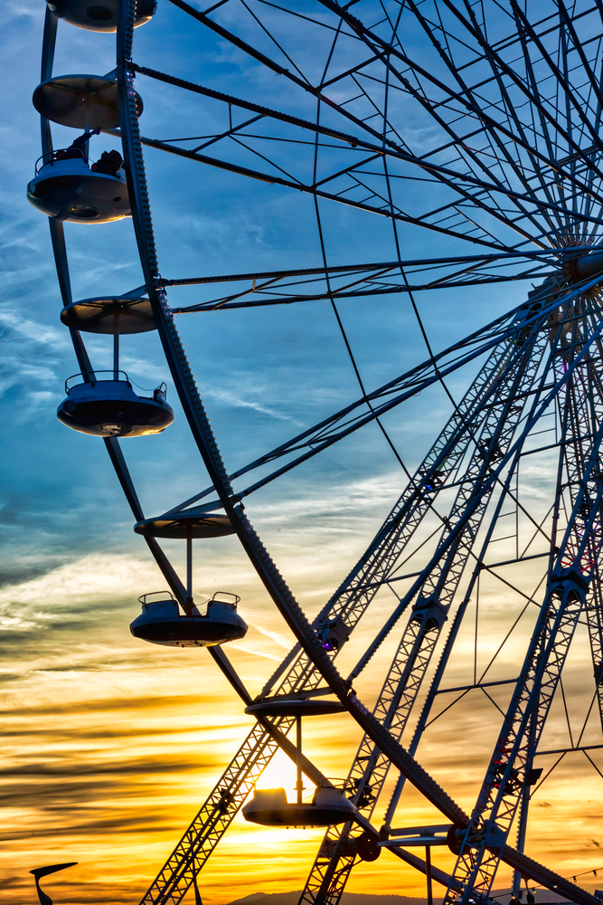 La grande roue dans le ciel