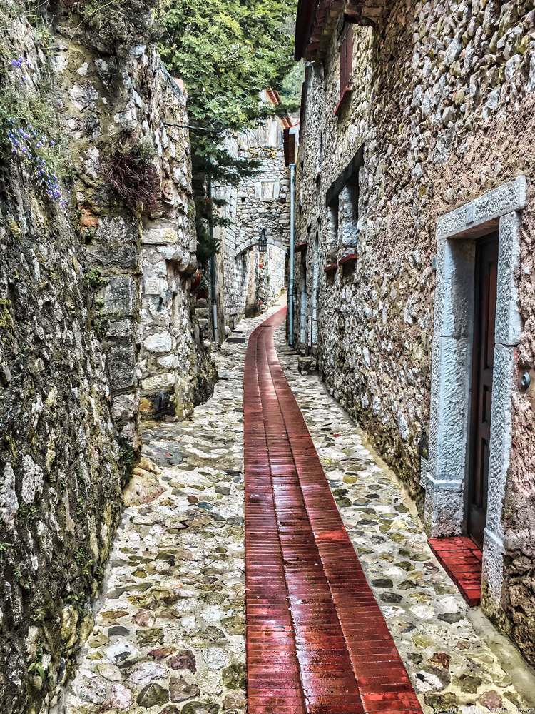 Eze Village sur la Côte d'Azur, Ruelle 
