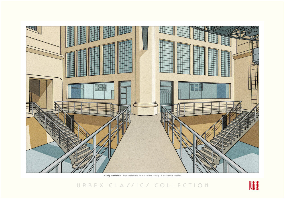 The Big Decision, Abandoned Hydro Power Plant  Italy - 30 ex Ltd Edition