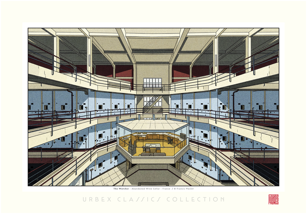 The Watcher, Abandoned Wine Cellar - France - Limited Edition 30 ex