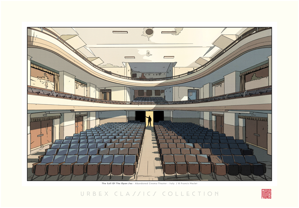 L'appel du Large, Abandoned Cinema-Theater - Italy - Limited Edition 30 ex
