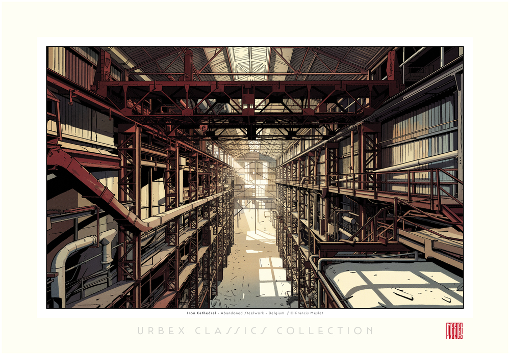 Iron Cathedral, Abandoned Steelwork - Belgium - Limited Edition 30 ex