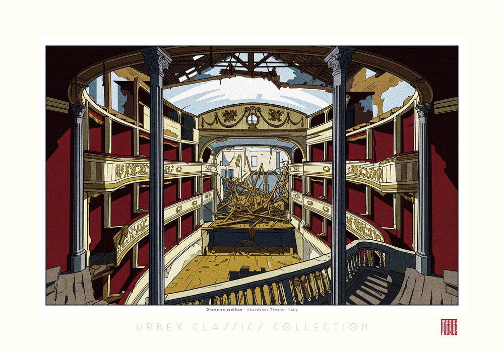Drame en coulisse, Abandoned Theater - Italy - Limited Edition 30 ex