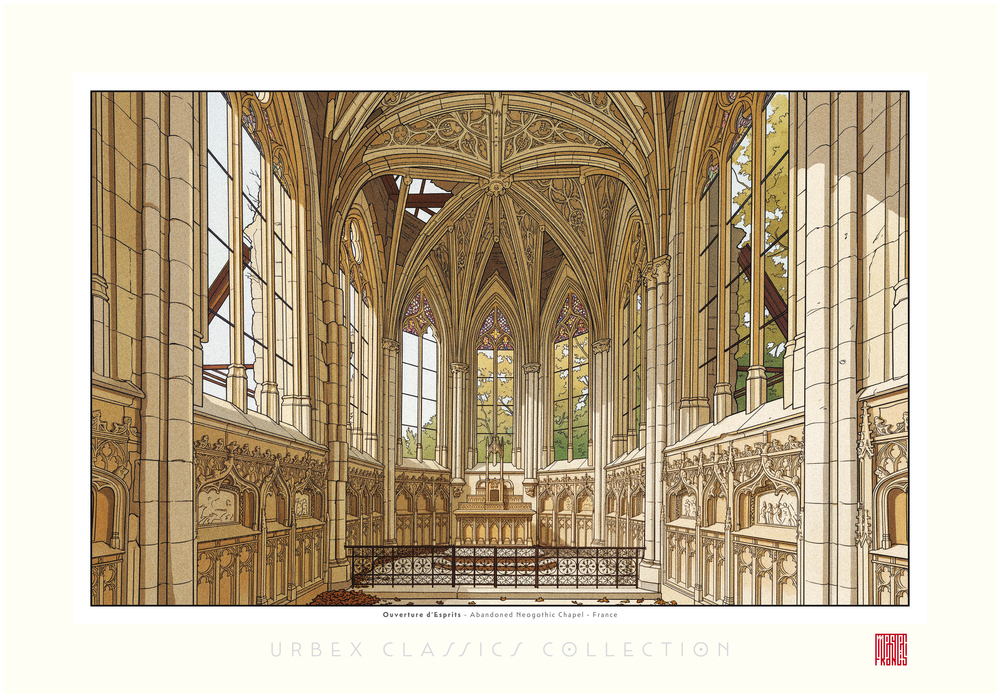 Ouverture d'Esprits, Abandoned Neogothic Chapel - France - Limited Edition 30 ex